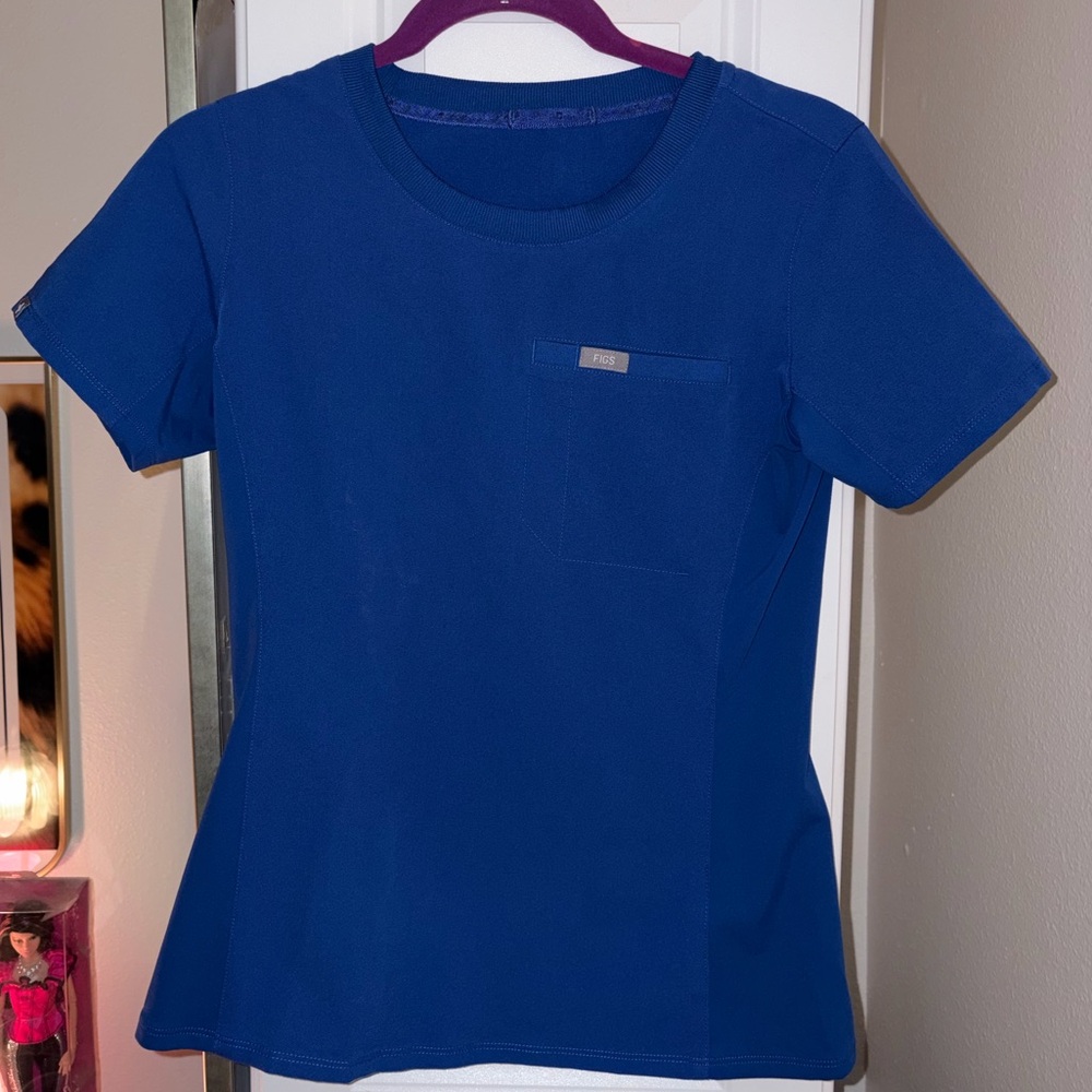 Figs Winning Blue Technical Collection scrub set